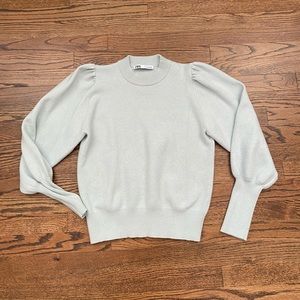Zara Sweater Turquoise Grey